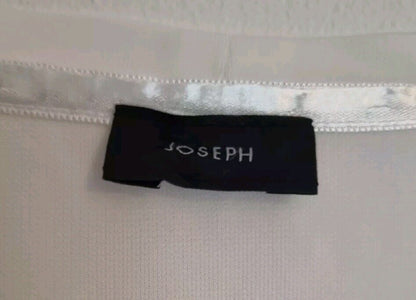 Joseph Women's White Long Line Blouse Size  Large