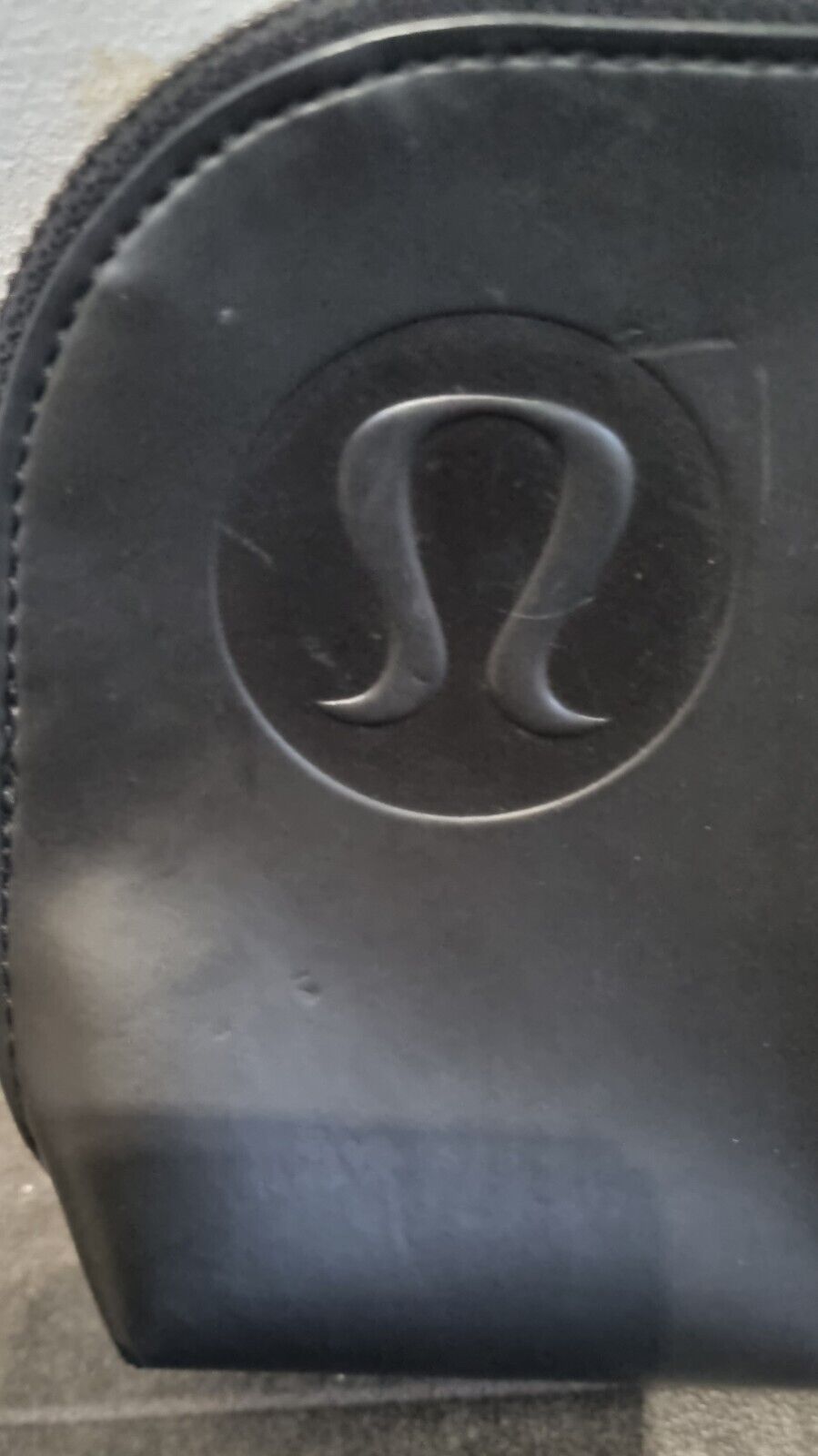 Lululemon Black Pouch, Bag With Belt Attachment Made From 50% Rubber