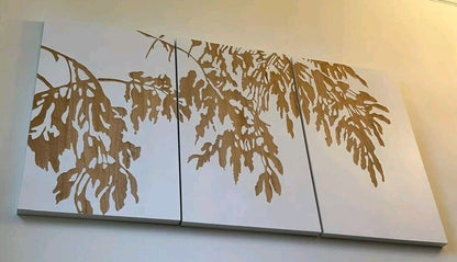 Oka Tryptic Canvas each 60cm X 100cm