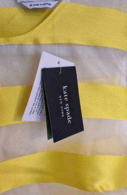BNWT Kate Spade Women's Yellow Tank Top Size Medium