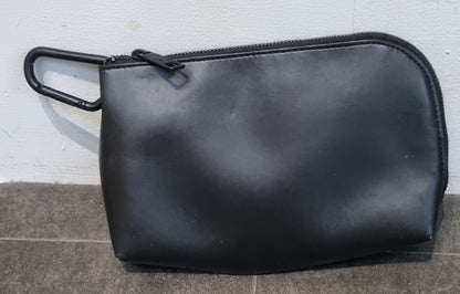 Lululemon Black Pouch, Bag With Belt Attachment Made From 50% Rubber