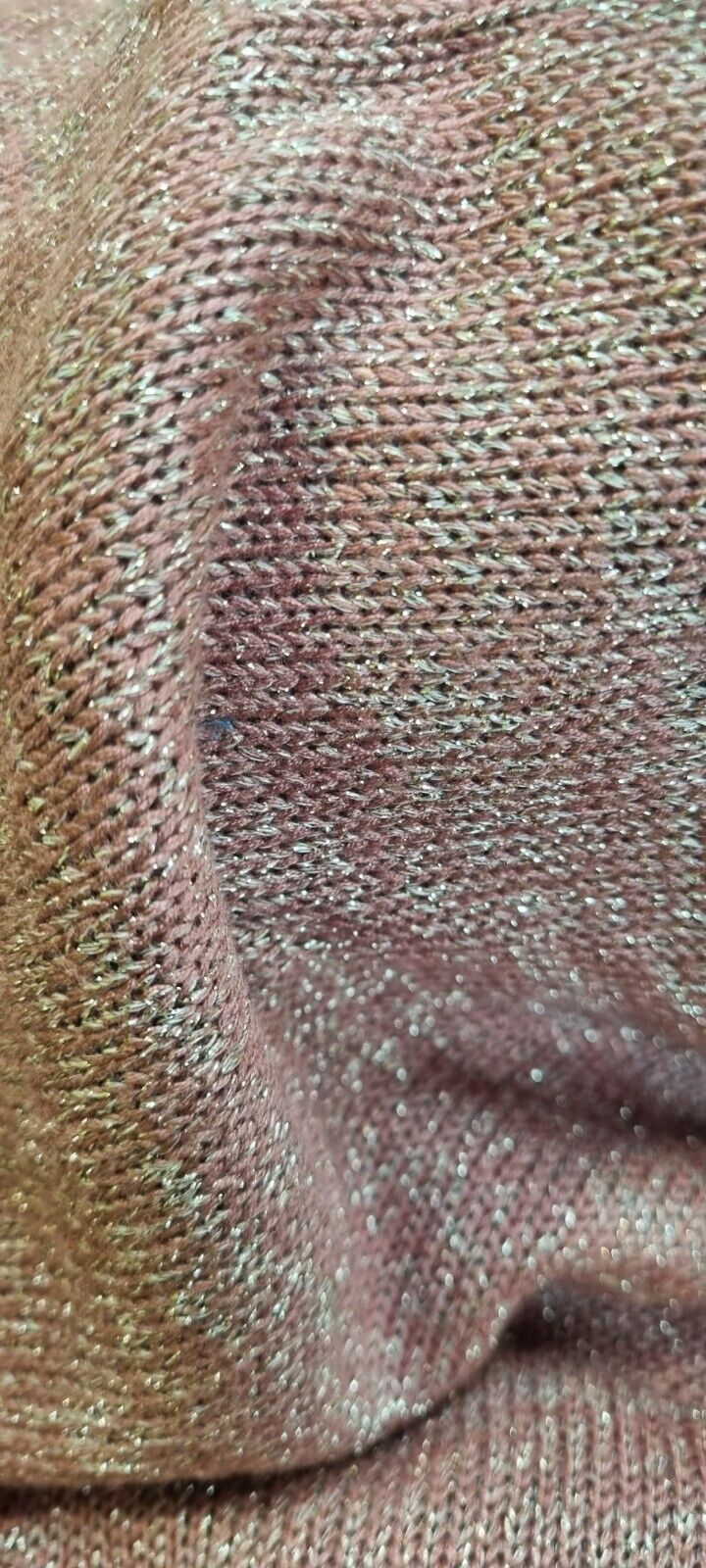 Whistles Women's Pink Glittery Metallic Thread Pullover, Jumper Size 16
