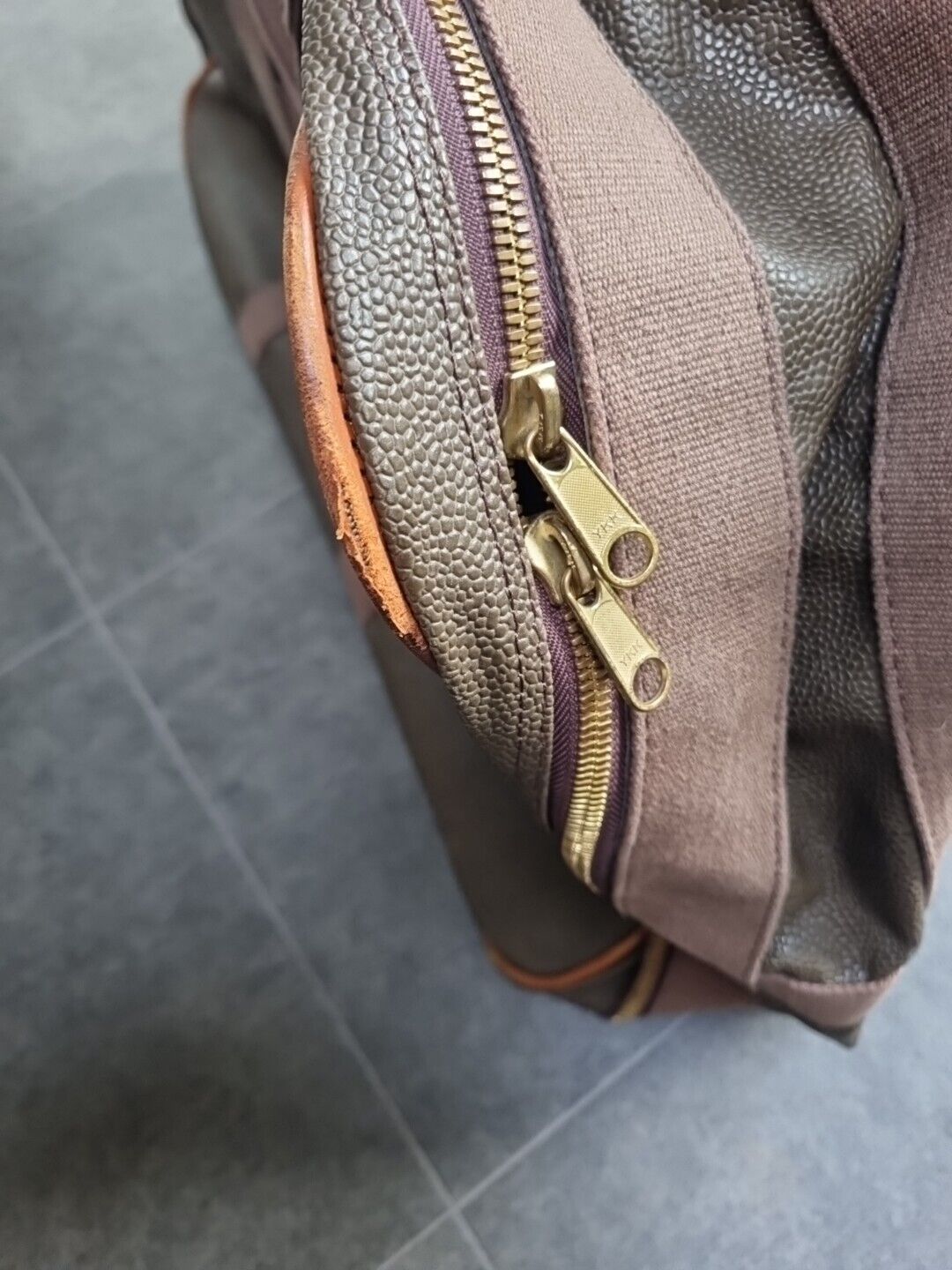 Mulberry Scotchgrain Suitcase, Brown Medium Sized