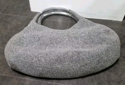 Kate Spade Women's Medium Grey Felt Clutch Bag