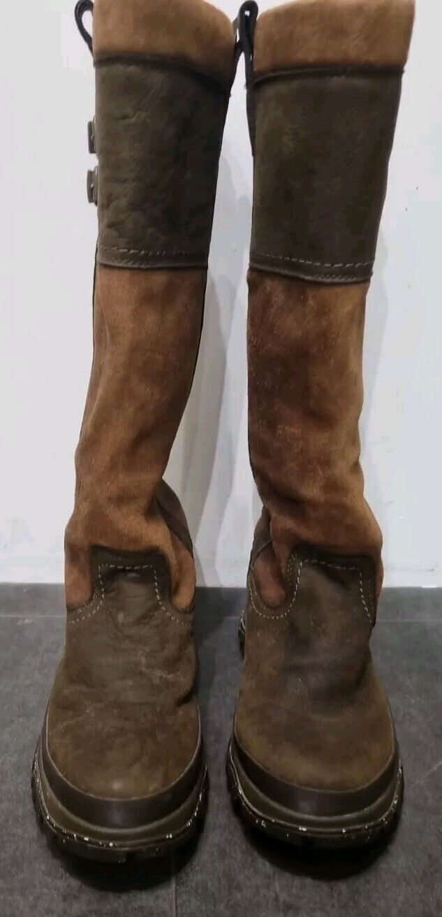 Ariat Women's Brown Suede Leather Knee High Medium Riding Boots Equestrian 6.5