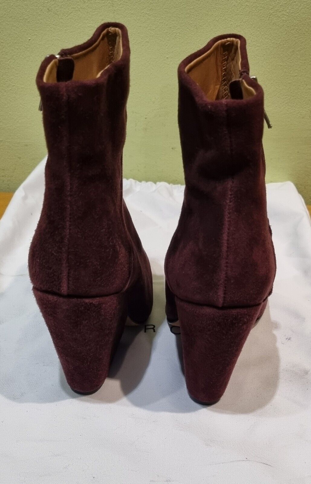 Reduced: IRO Burgandy Suede Boots Size 36