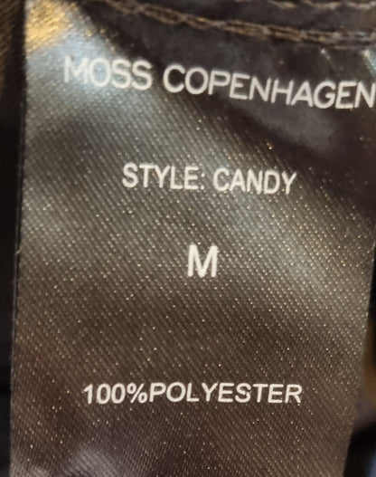 BNWT Moss Copenhagen Women's Style Candy Black Jumpsuit Size M