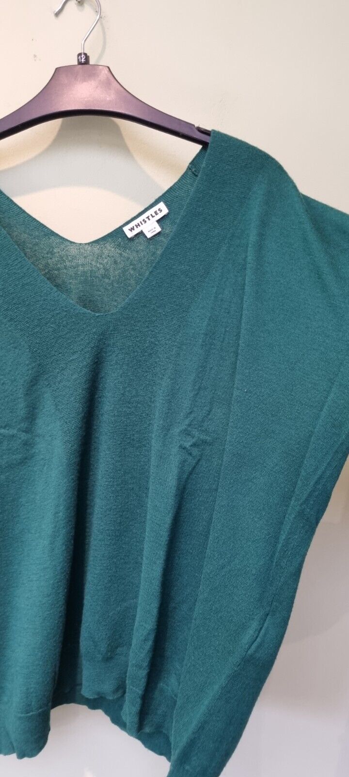 2 X Whistles Women's Pullovers, Jumpers Bundle One Blue, One Green Size 16 / L