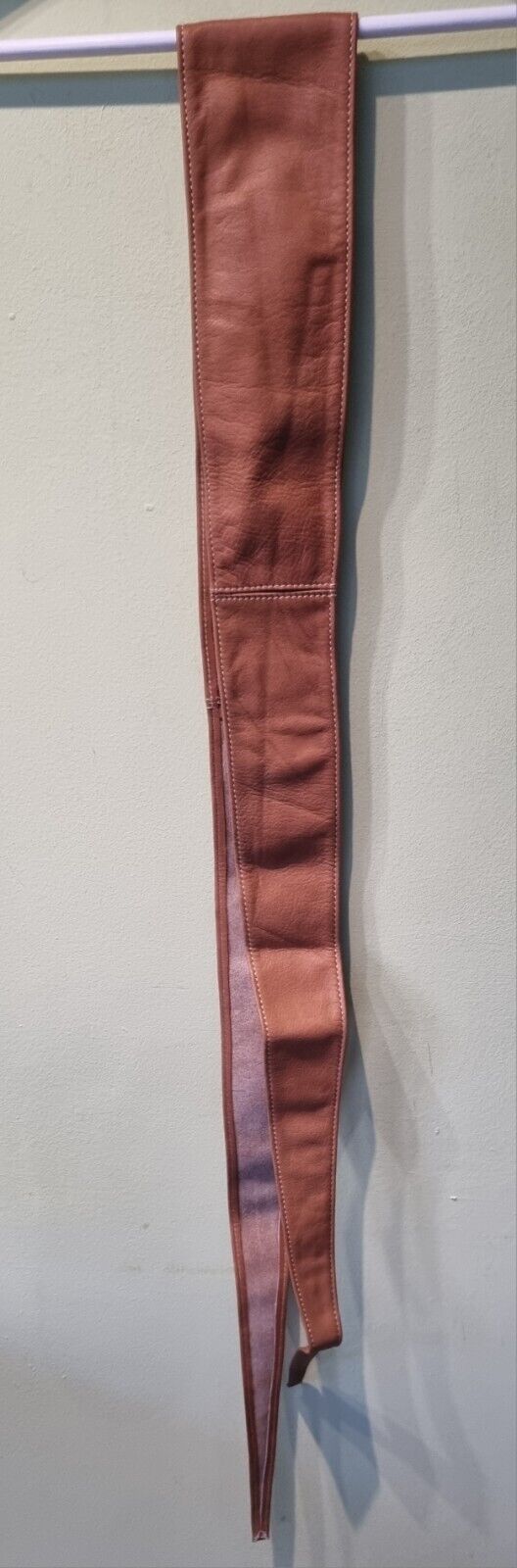 Ella Bundle Of Two Leather Belts, Grey And Brown. One With Tags One Without