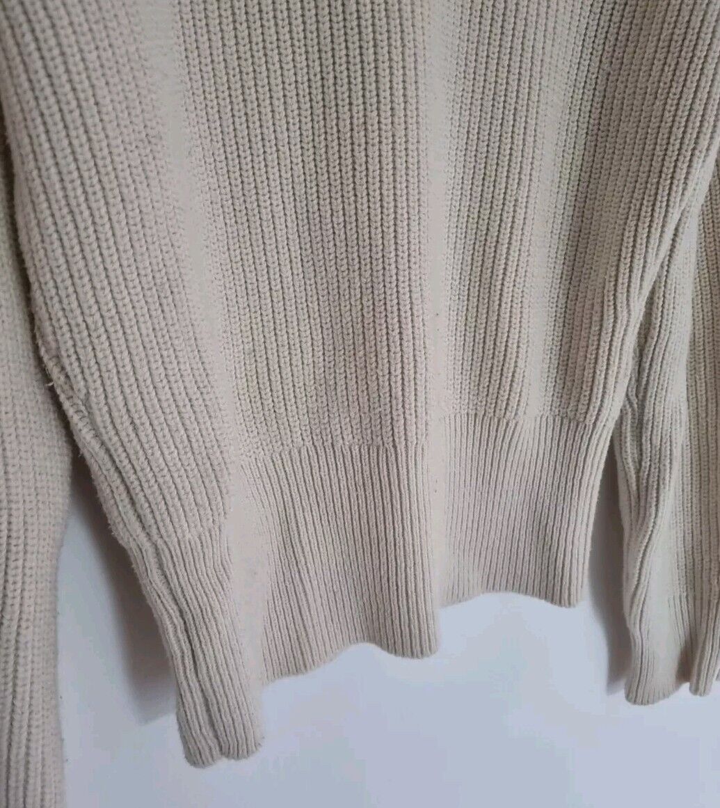 Isabel Marant Made In Italy Women's Cream Knit Pullover Jumper Size 34