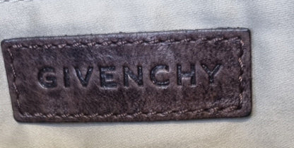 Genuine Two Way Givenchy Women's Brown Leather Shoulder Bag With Logo Dustbag