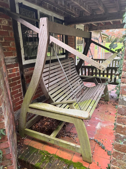 Wooden Garden, Outside Porch Hammock Swinging Two Person Chair
