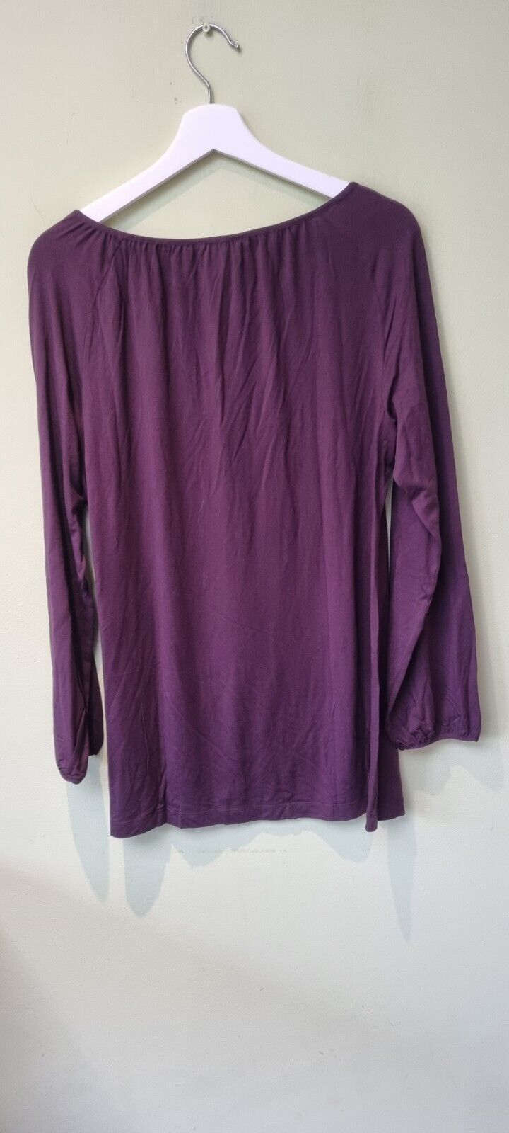 Reduced: Hanro Of Switzerland Women's Two Piece Burgandy Lounge Suit Size S