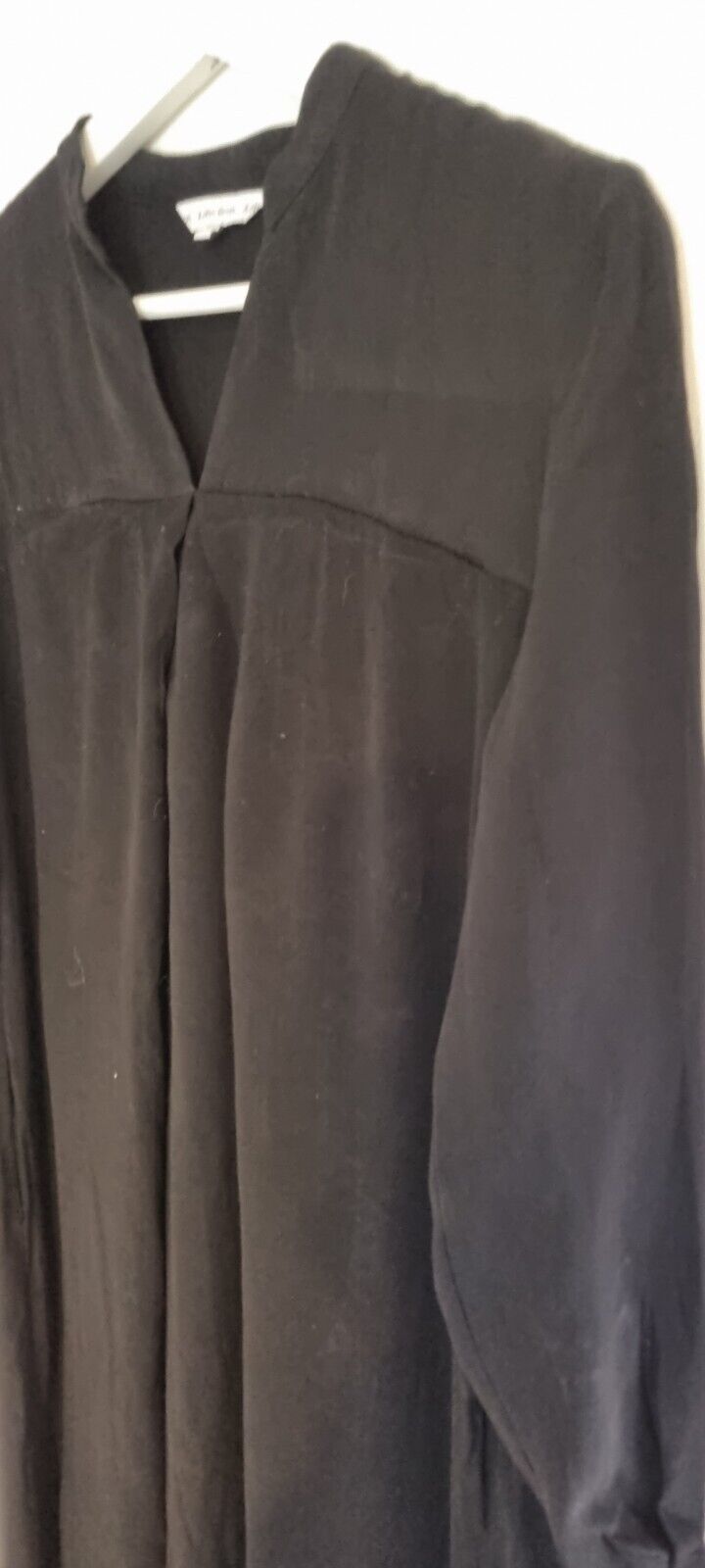And Other Stories Women's Black Silk Mix Dress Size 34