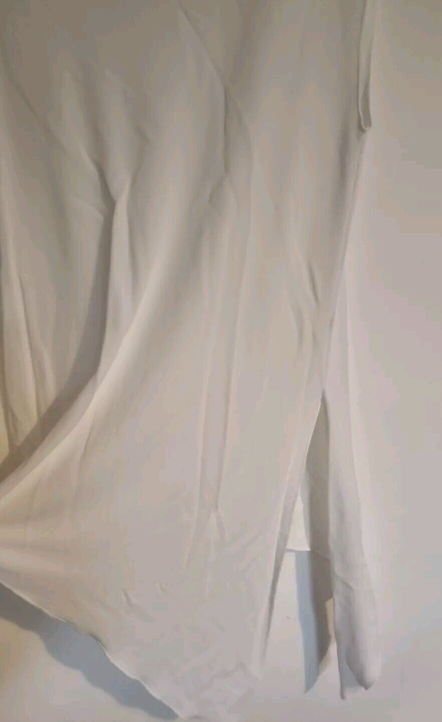 Joseph Women's White Long Line Blouse Size  Large