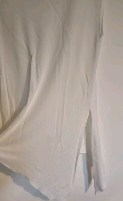 Joseph Women's White Long Line Blouse Size  Large