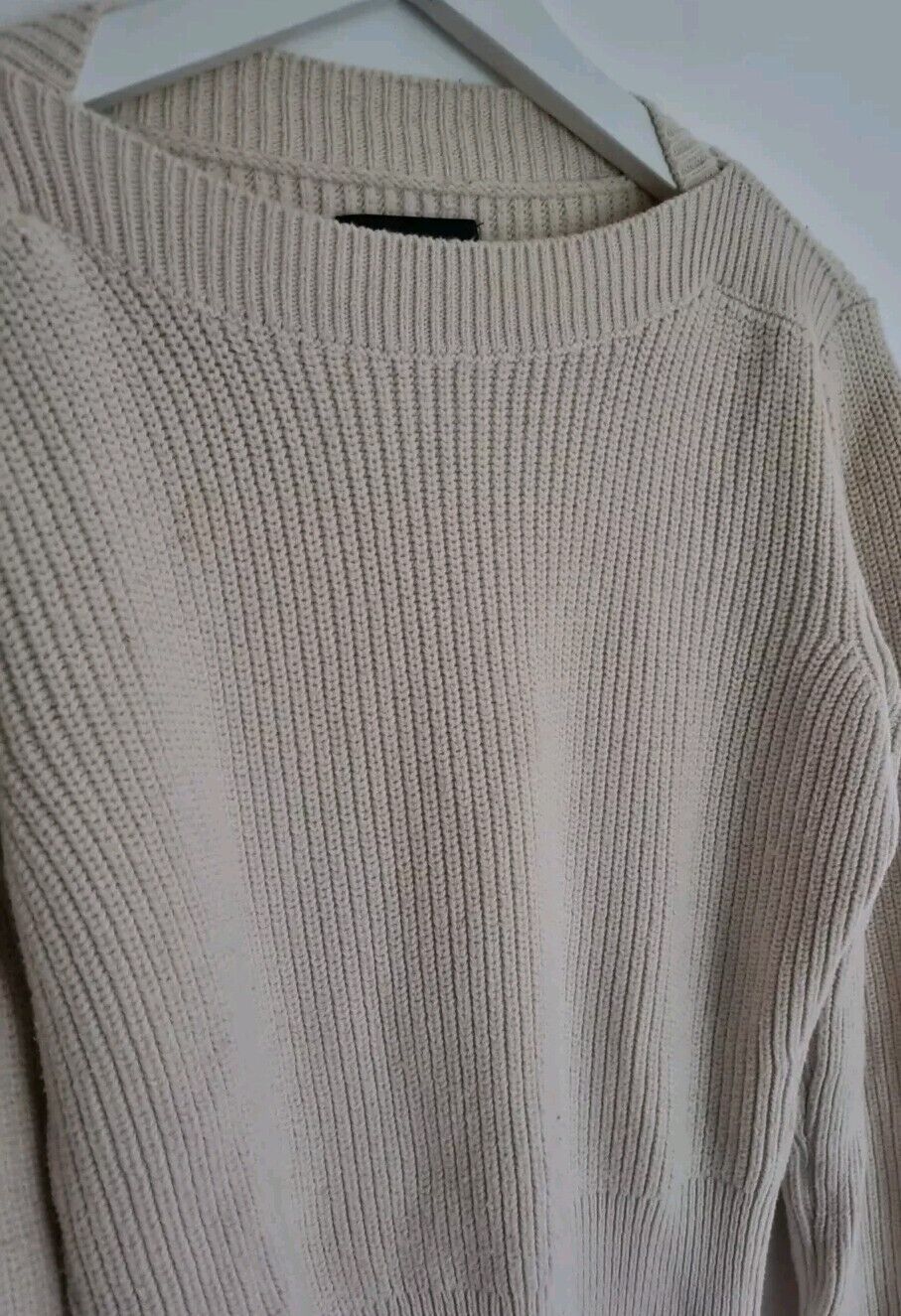 Isabel Marant Made In Italy Women's Cream Knit Pullover Jumper Size 34