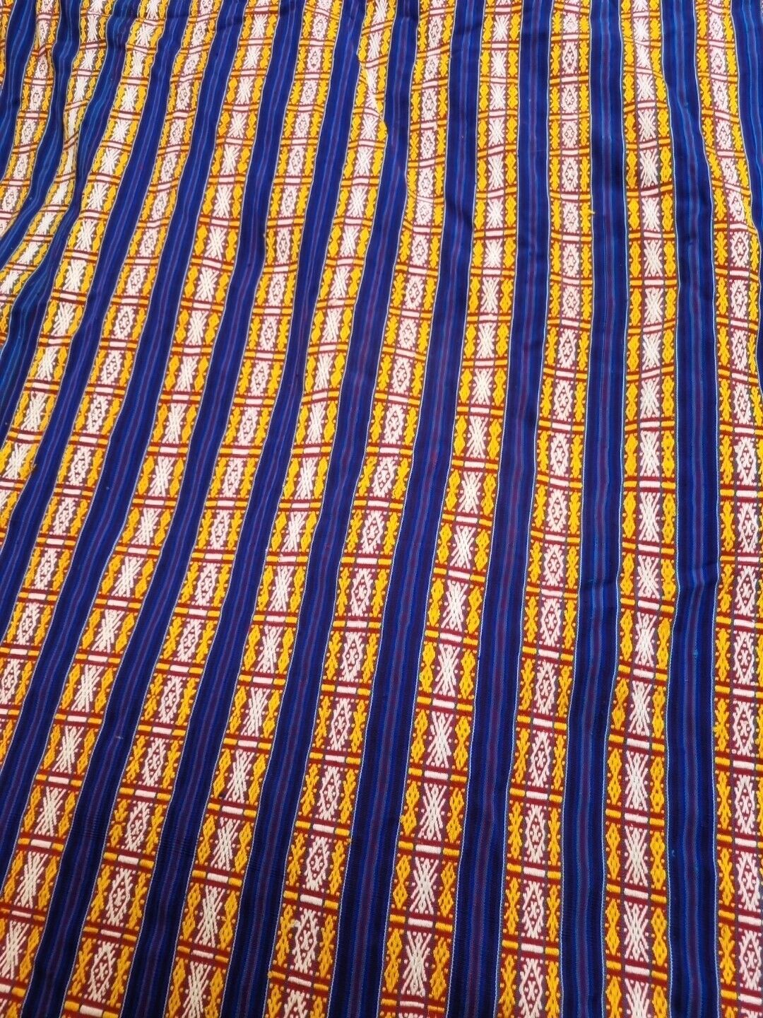 Men's Vibrant Blue Heavyweight Handmade, Lined Silk Kimono One Size