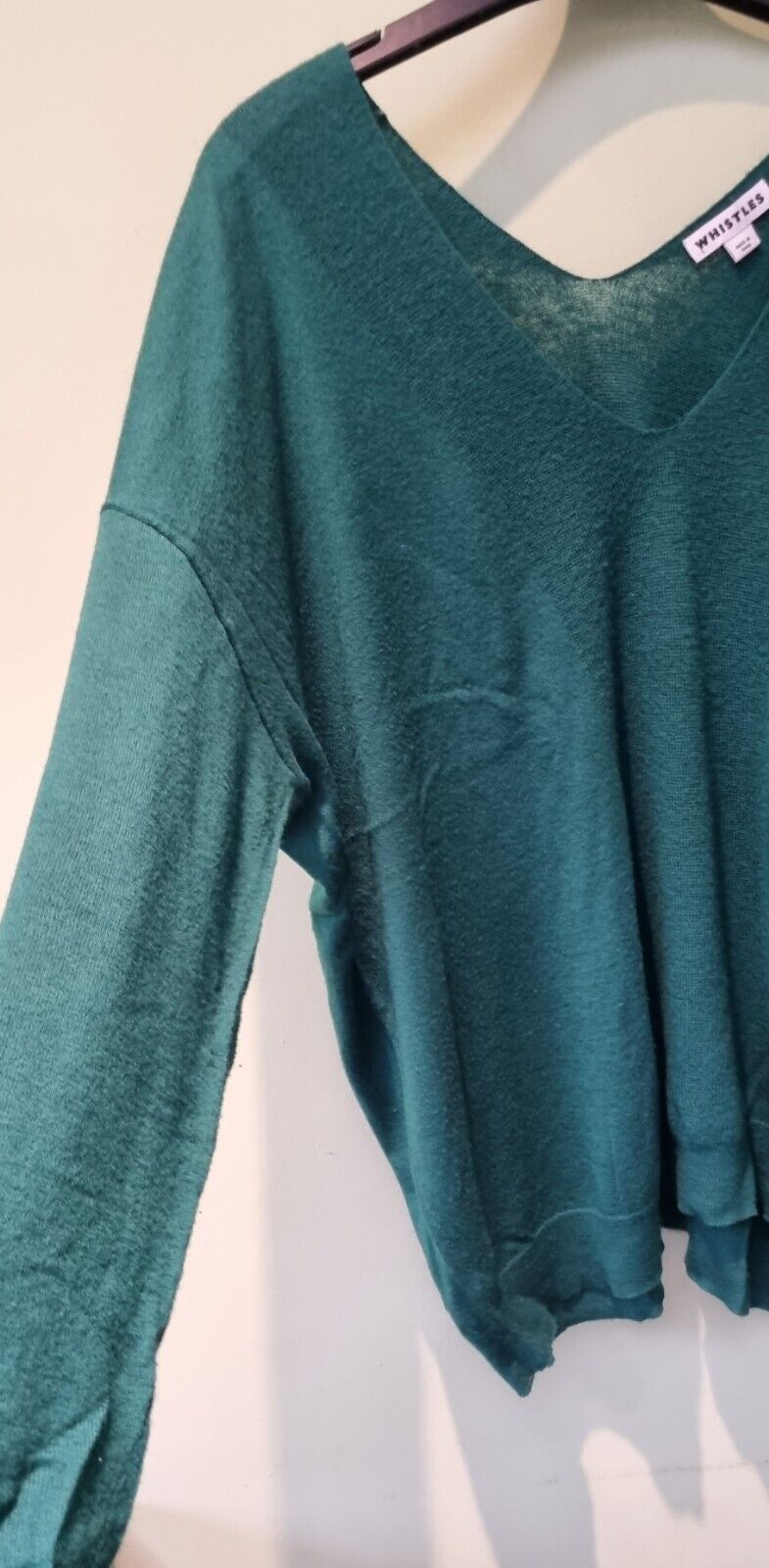2 X Whistles Women's Pullovers, Jumpers Bundle One Blue, One Green Size 16 / L