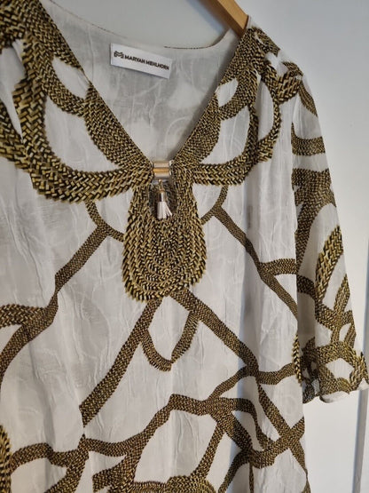 Maryan Mehlhorn Women's Tunic Top Kaftan Beach Cover Up Size Medium
