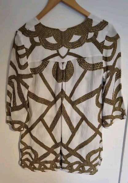 Maryan Mehlhorn Women's Tunic Top Kaftan Beach Cover Up Size Medium