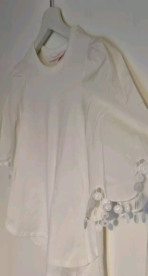 See By Chloe Women's White Cotton Top Size XS