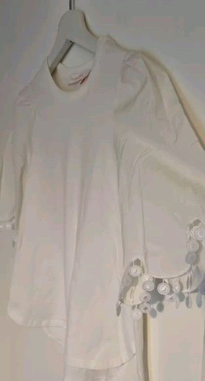 See By Chloe Women's White Cotton Top Size XS