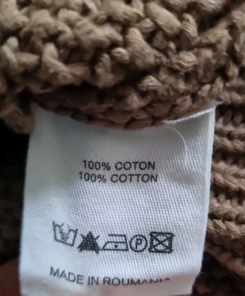 Vanessa Bruno Athe Brown Women's 100% Cotton Sweater,  Jumper Size 0