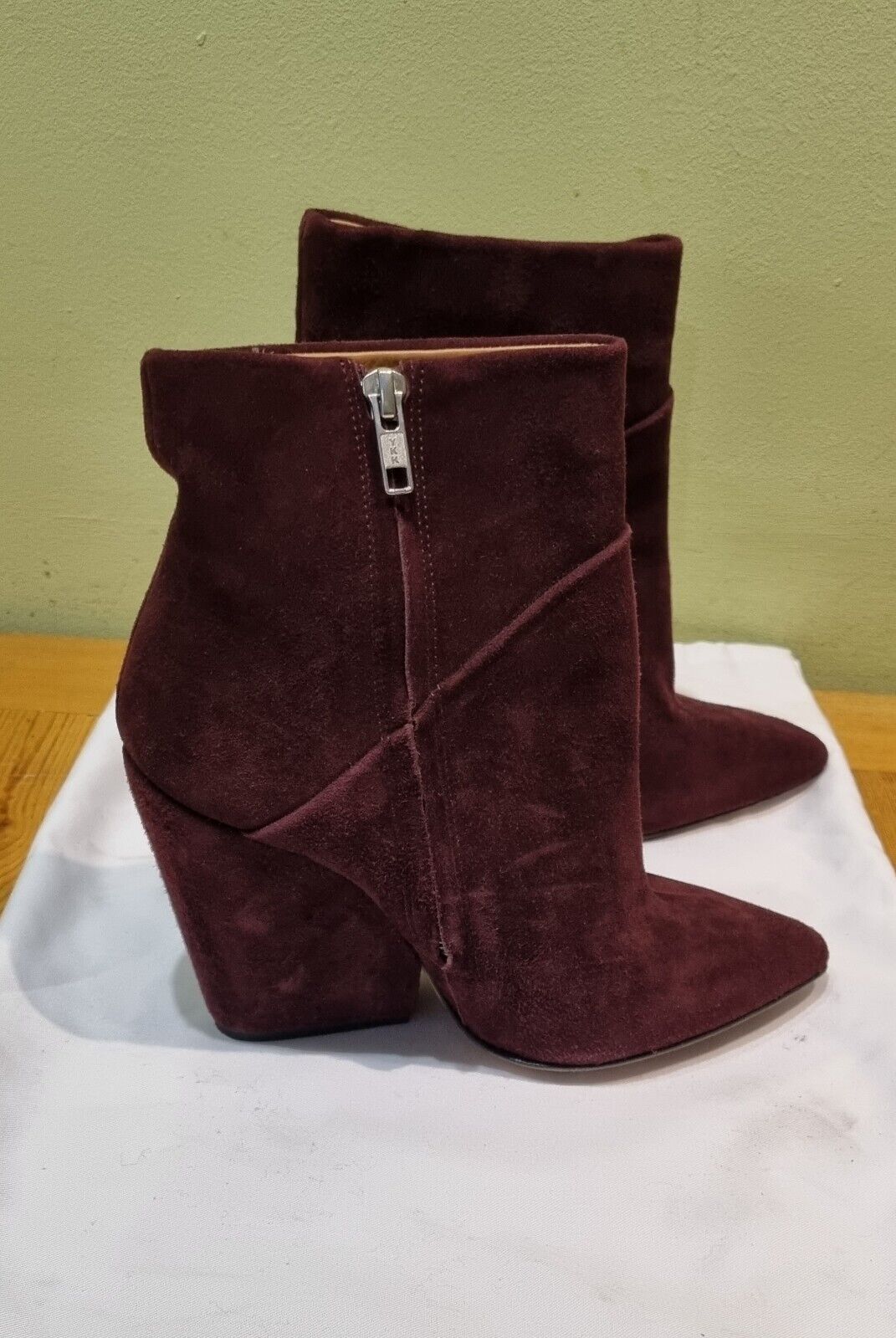 Reduced: IRO Burgandy Suede Boots Size 36