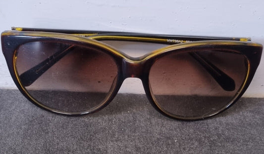 Designer Vivienne Westwood Women's Brown Vintage Sunglasses VW736A2