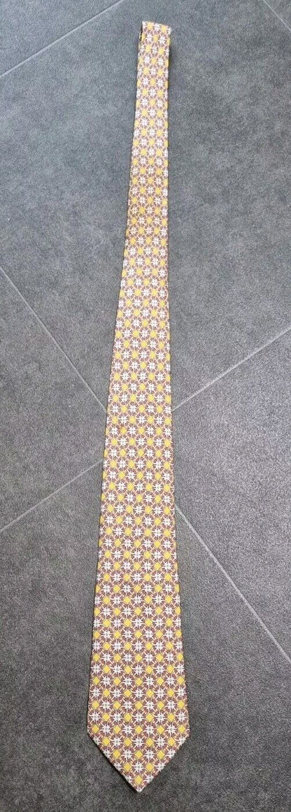 Hermes Men's 100% Silk Tie