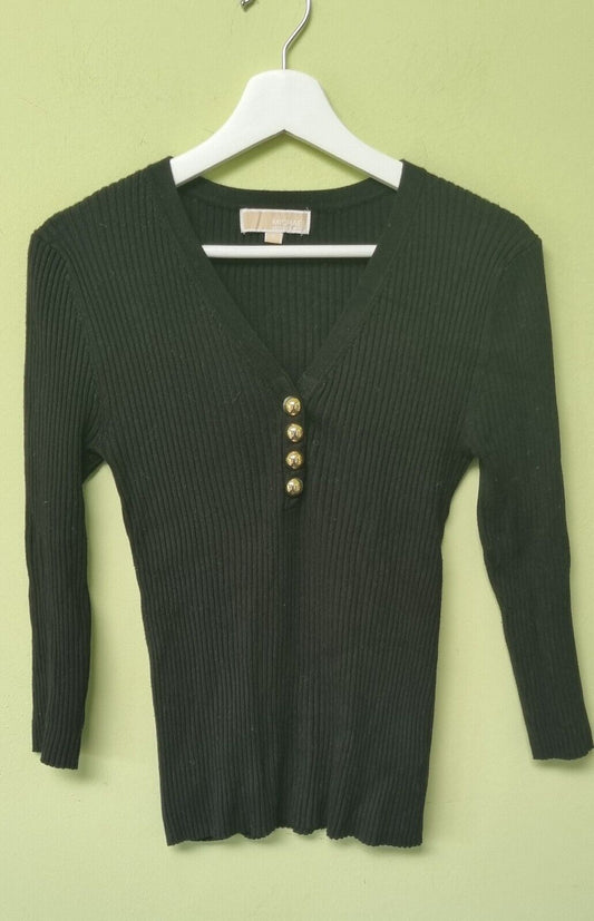 Michael Kors Ladies Black Jumper/ Pullover Size Small