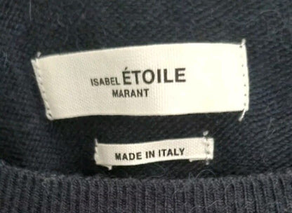 Isabel Etoile Marant Made In Italy Women's Navy Blue Lightweight Pullover  34