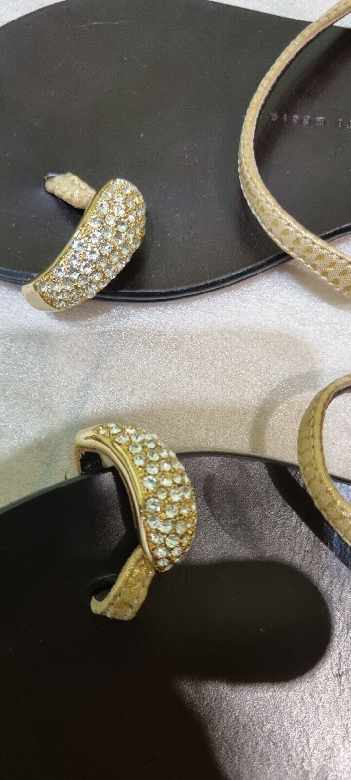 Reduced: Giuseppe Zanotti Flat Sandals Size 3