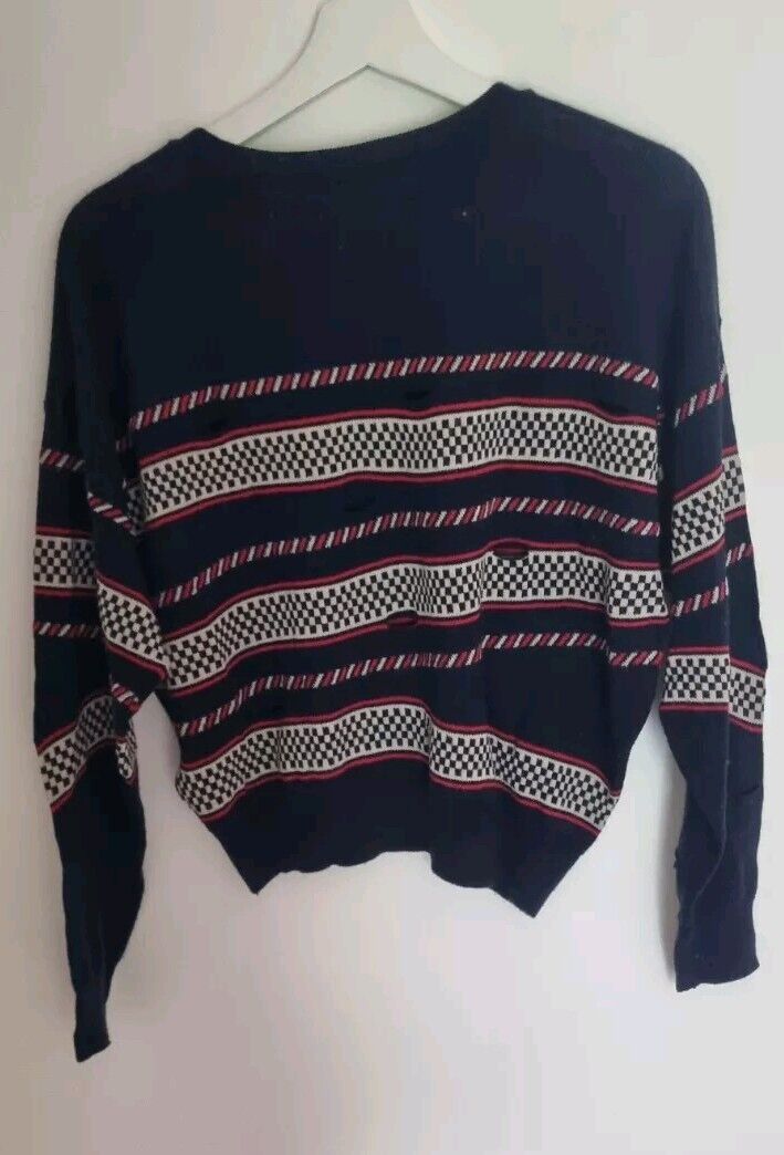 Isabel Etoile Marant Made In Italy Women's Navy Blue Lightweight Pullover  34