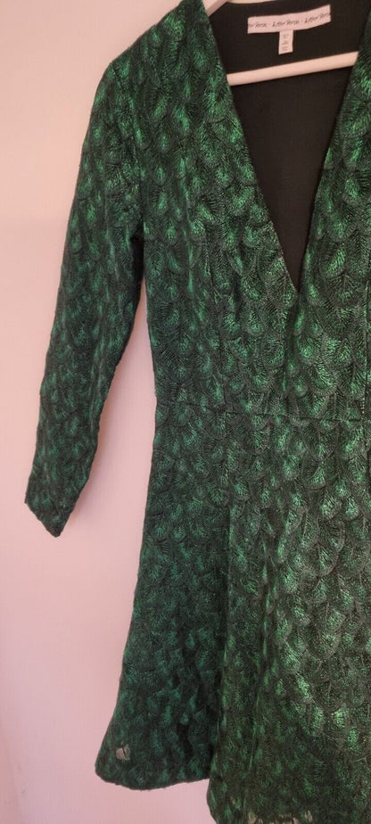 And Other Stories  Women's Green Lined Dress Size 34
