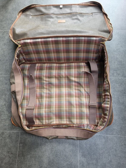 Mulberry Scotchgrain Suitcase, Brown Medium Sized