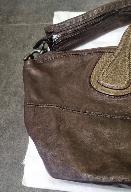 Genuine Two Way Givenchy Women's Brown Leather Shoulder Bag With Logo Dustbag
