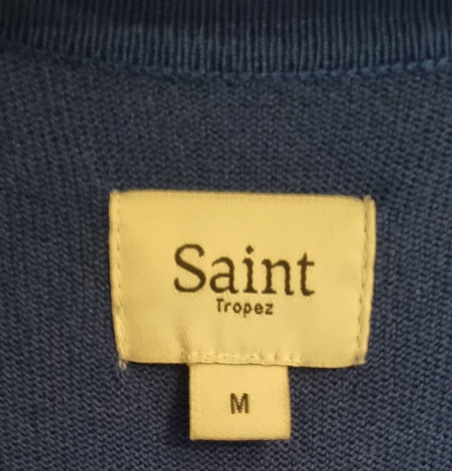 Saint Tropez Women's Blue Long Sleeved Cardigan Size M