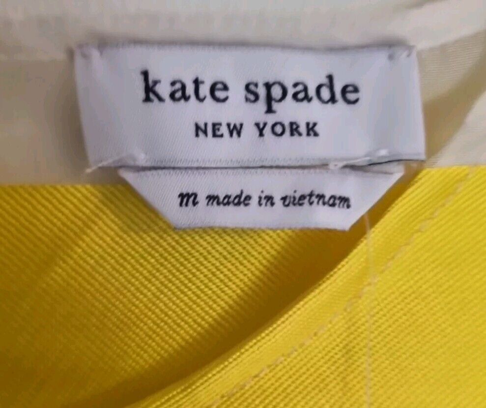 BNWT Kate Spade Women's Yellow Tank Top Size Medium