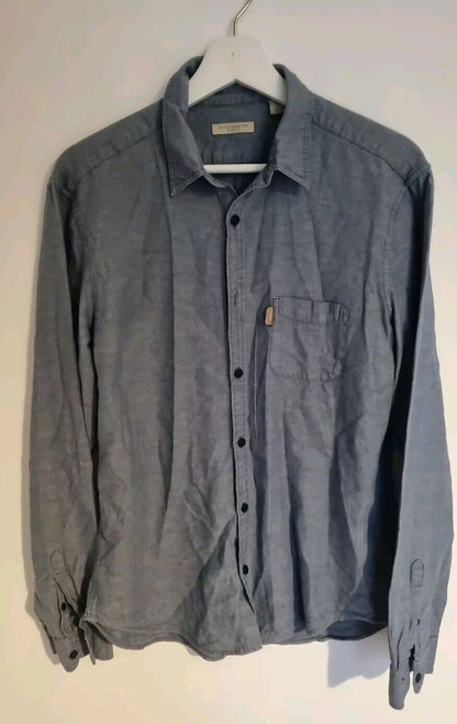 Burberry Brit Men's Blue Cotton Shirt Size M