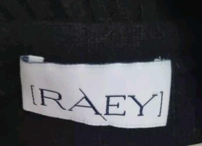 Raey Women's Black, 100% Wool, Chunky Cardigan, Knit Size Small