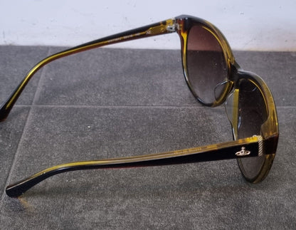 Designer Vivienne Westwood Women's Brown Vintage Sunglasses VW736A2