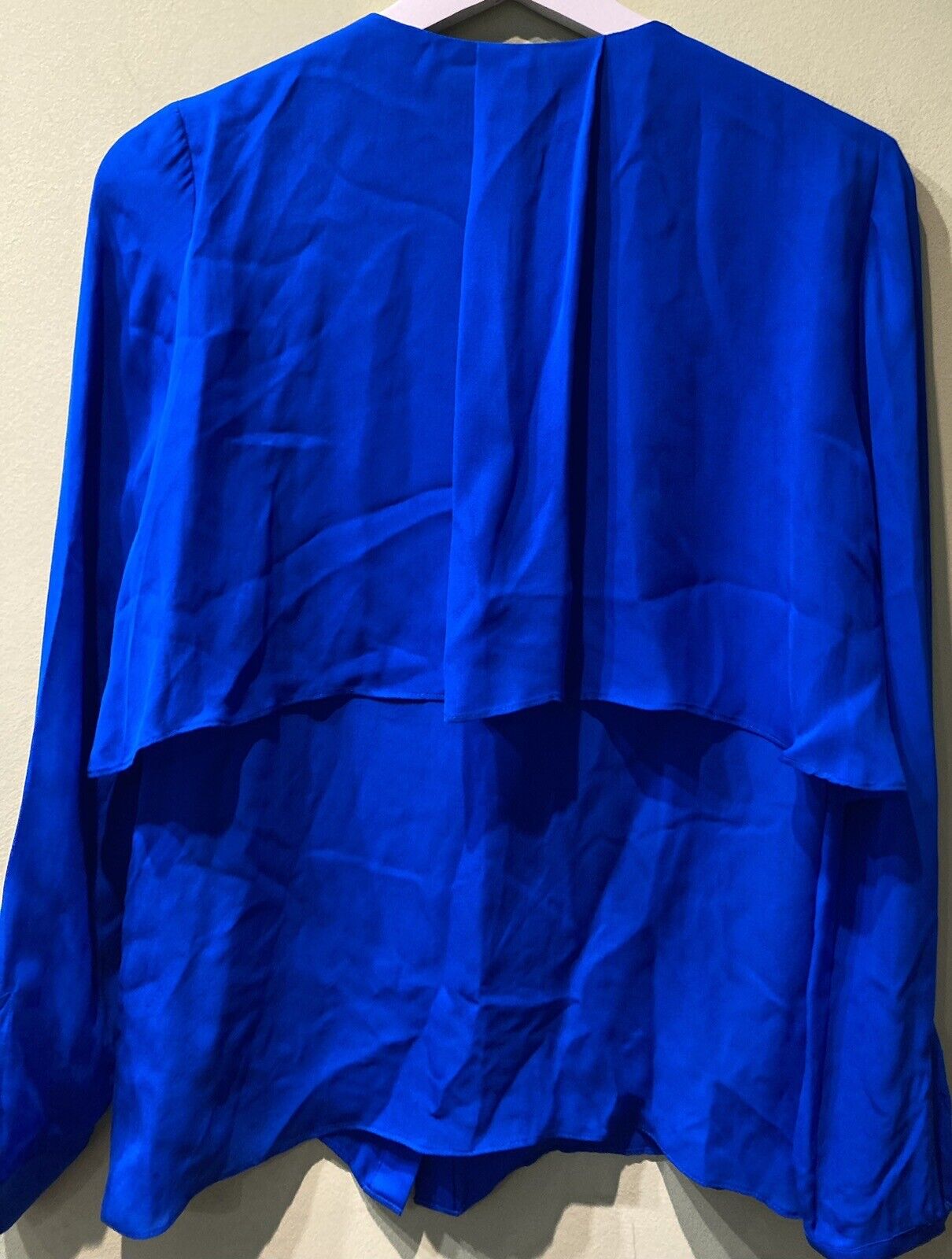 Parkes Women's 100% Silk Blue Blouse Size Small
