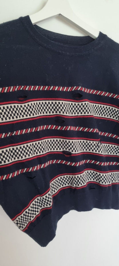 Isabel Etoile Marant Made In Italy Women's Navy Blue Lightweight Pullover  34