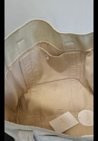 Fabulous Tote Bag By Chloe With Authenticity Card Large Viscose Tote Bag