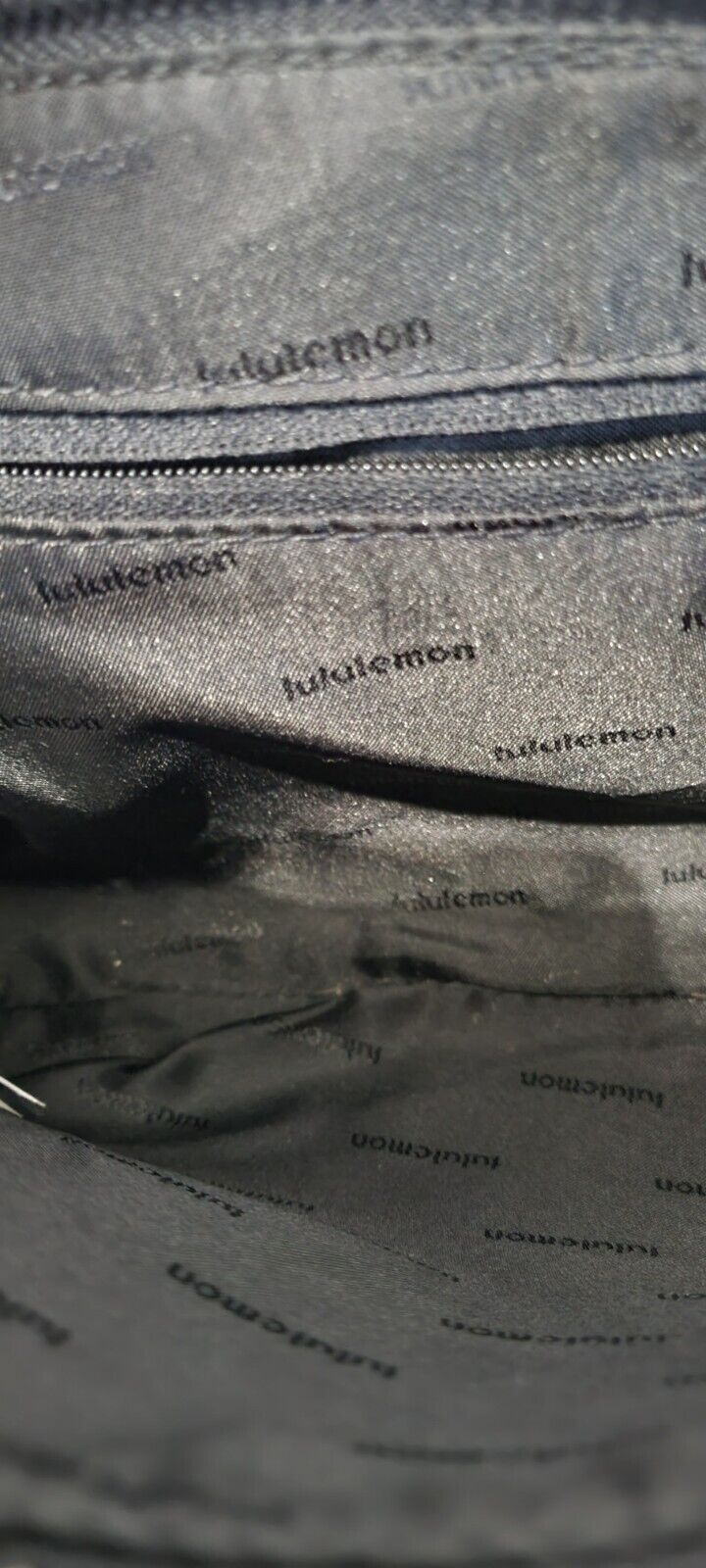 Lululemon Black Pouch, Bag With Belt Attachment Made From 50% Rubber