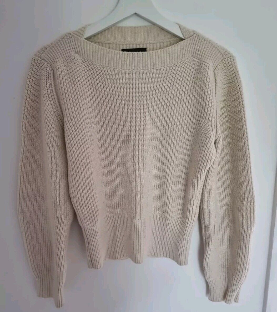 Isabel Marant Made In Italy Women's Cream Knit Pullover Jumper Size 34