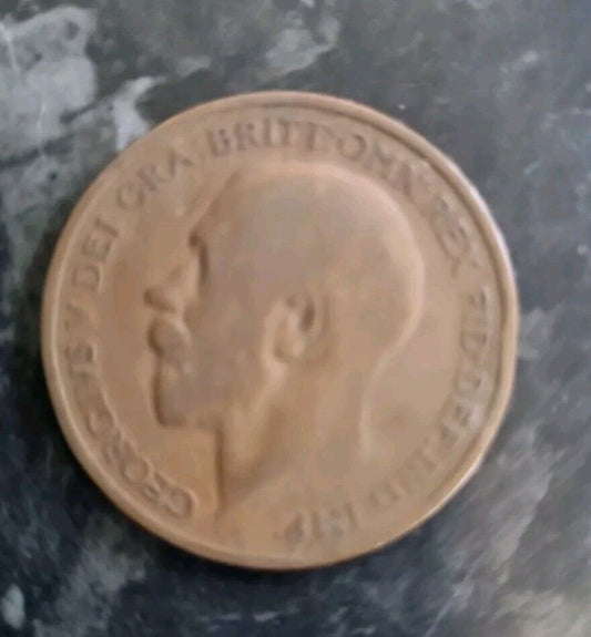 1921 One Penny Coin