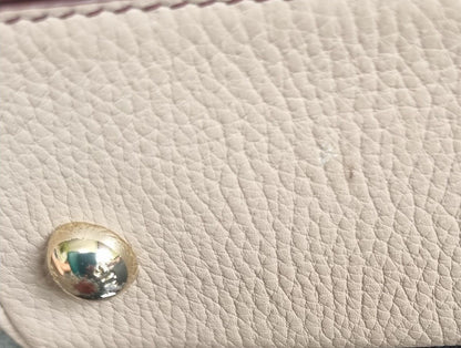 Strathberry Women's Oat Colour Leather Handbag With Gold Colour Trim